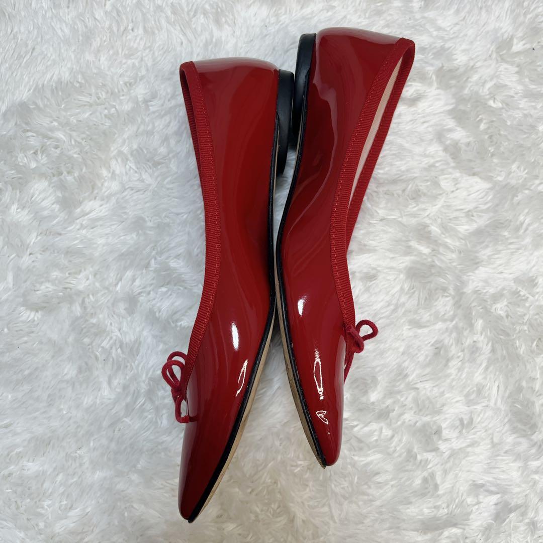 【美品】repetto レペット ブリジット バレエシューズ フラット 赤 23