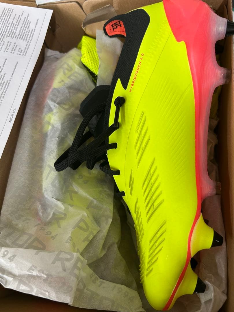 新品　国内未発売　支給品　アディダス　プレデター ELITE L SG 25cm