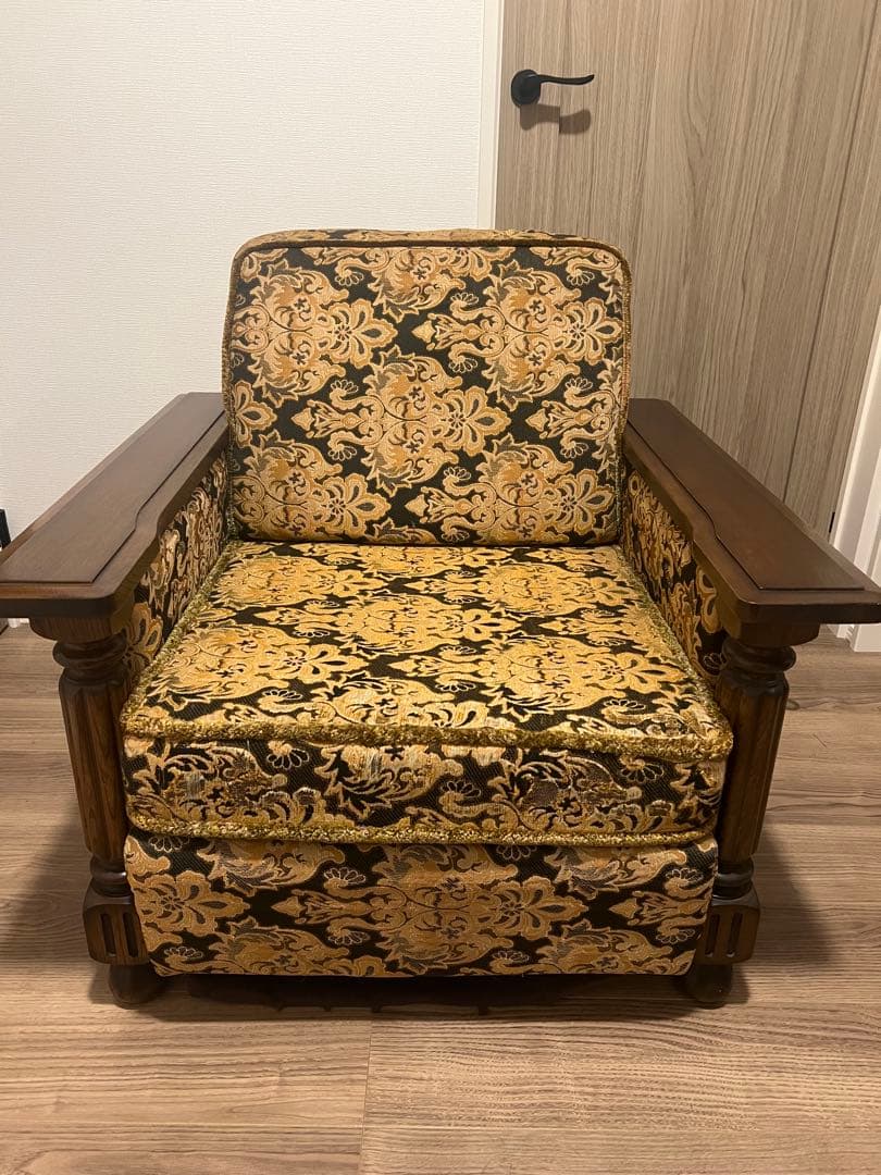 アンティーク 1人掛けソファ / アームチェア　昭和レトロ