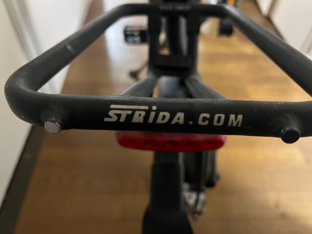 STRIDA SXQRマットブラック+BROOKSサドル Flyers+グリップ