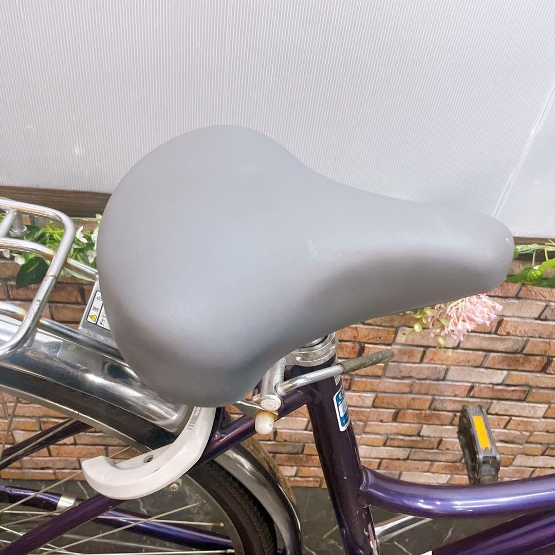 【10】一般車 シティー車 ブリヂストン trendy パープル 内装変速付き