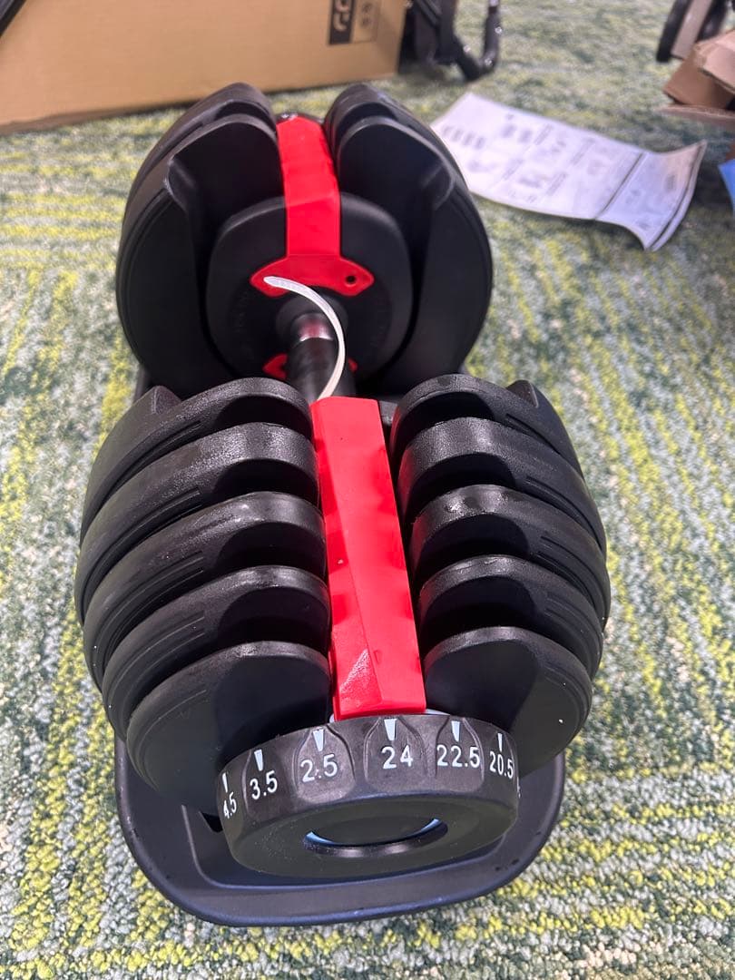 調整可能ダンベル 24kg セット2個
