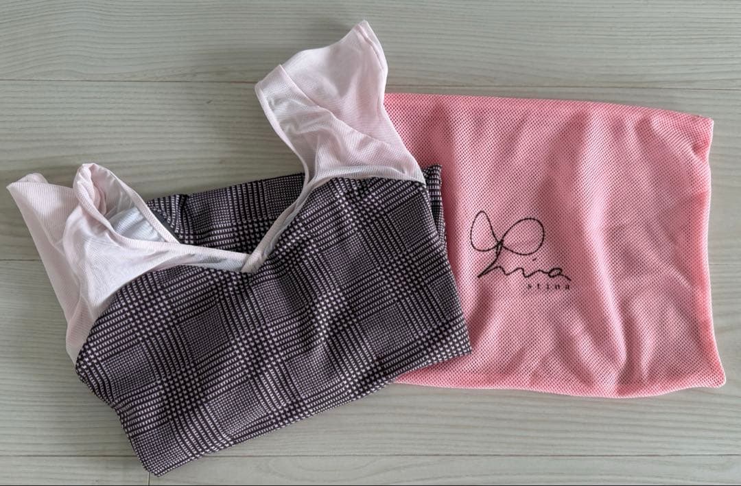 Stina レオタードtype H half sleeve / グレンチェック