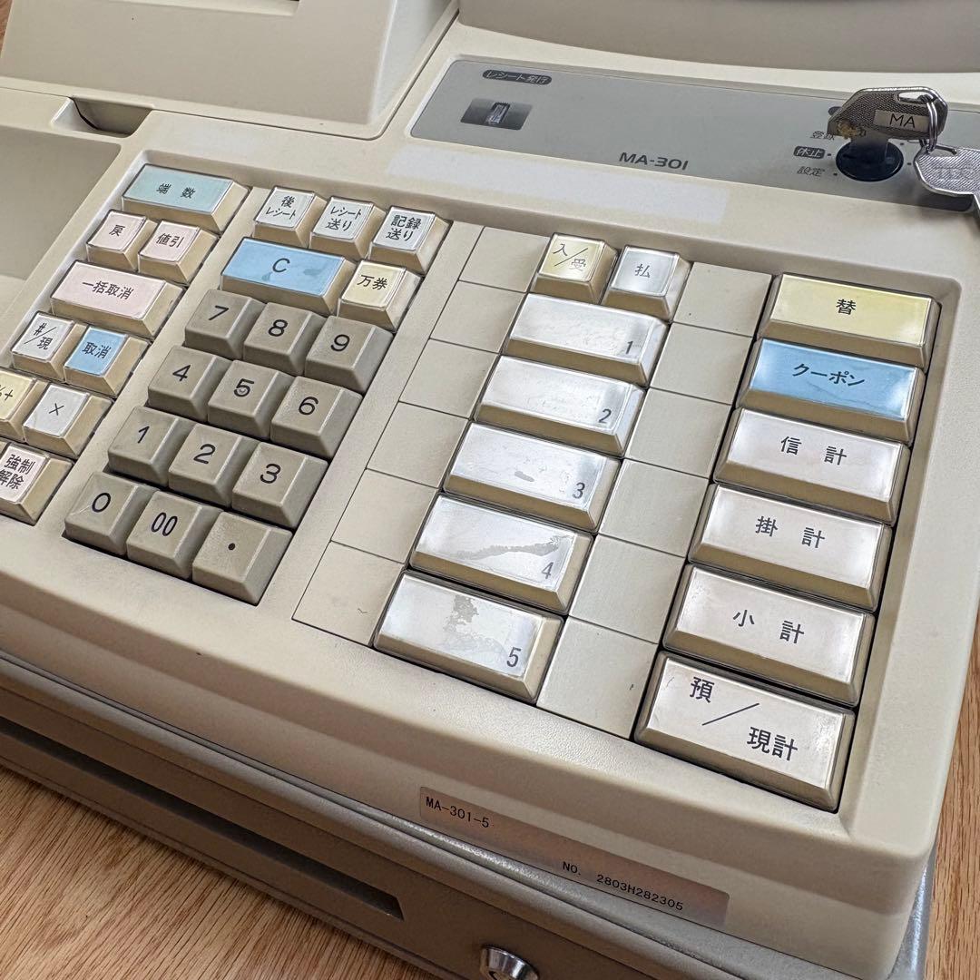 【値下可】SHALLOT MA-301 レジスター レシートロール紙付