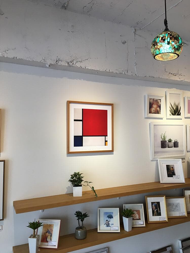 Bicosya 美工社 アートフレーム モンドリアン Piet Mondrian