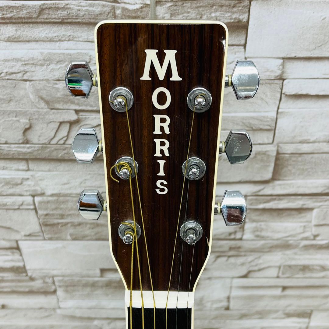 希少 美品 Morris モーリス 縦ロゴ アコースティックギター MD-512