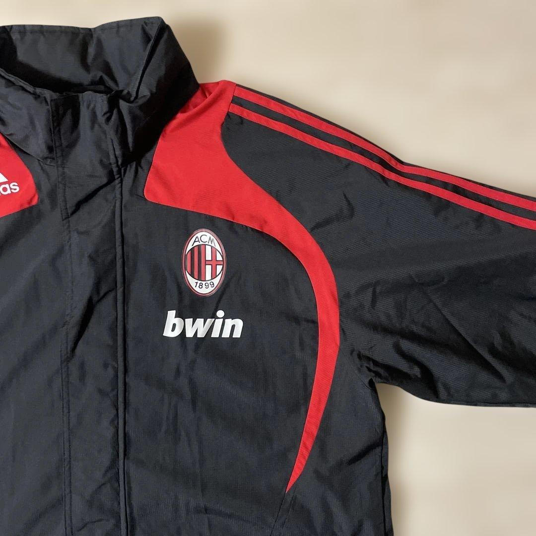 adidas ACミラン ジャージ　ジャケット 黒/赤　bwin サイズL