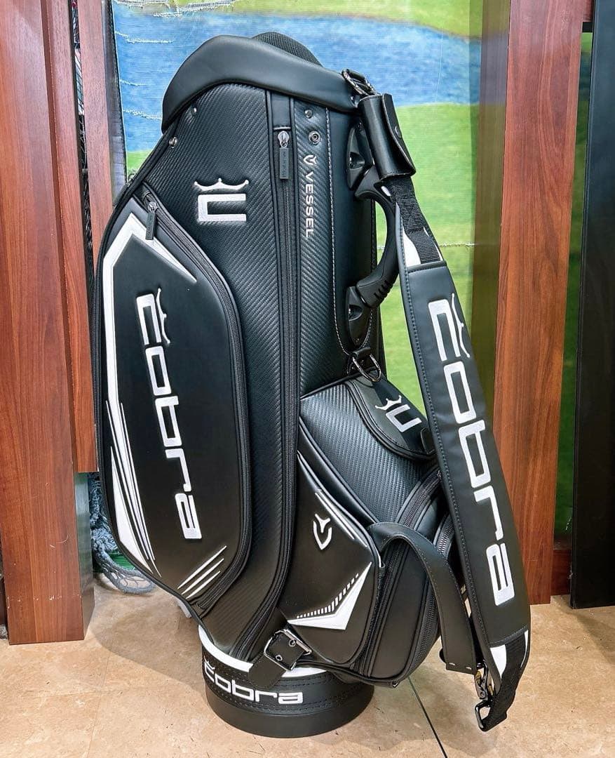 Cobra Vessel キャディバッグ ブラック/ホワイト　新品