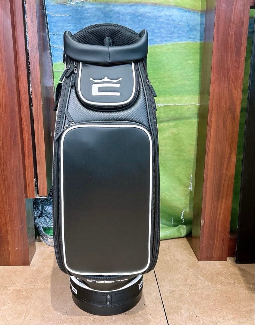 Cobra Vessel キャディバッグ ブラック/ホワイト　新品