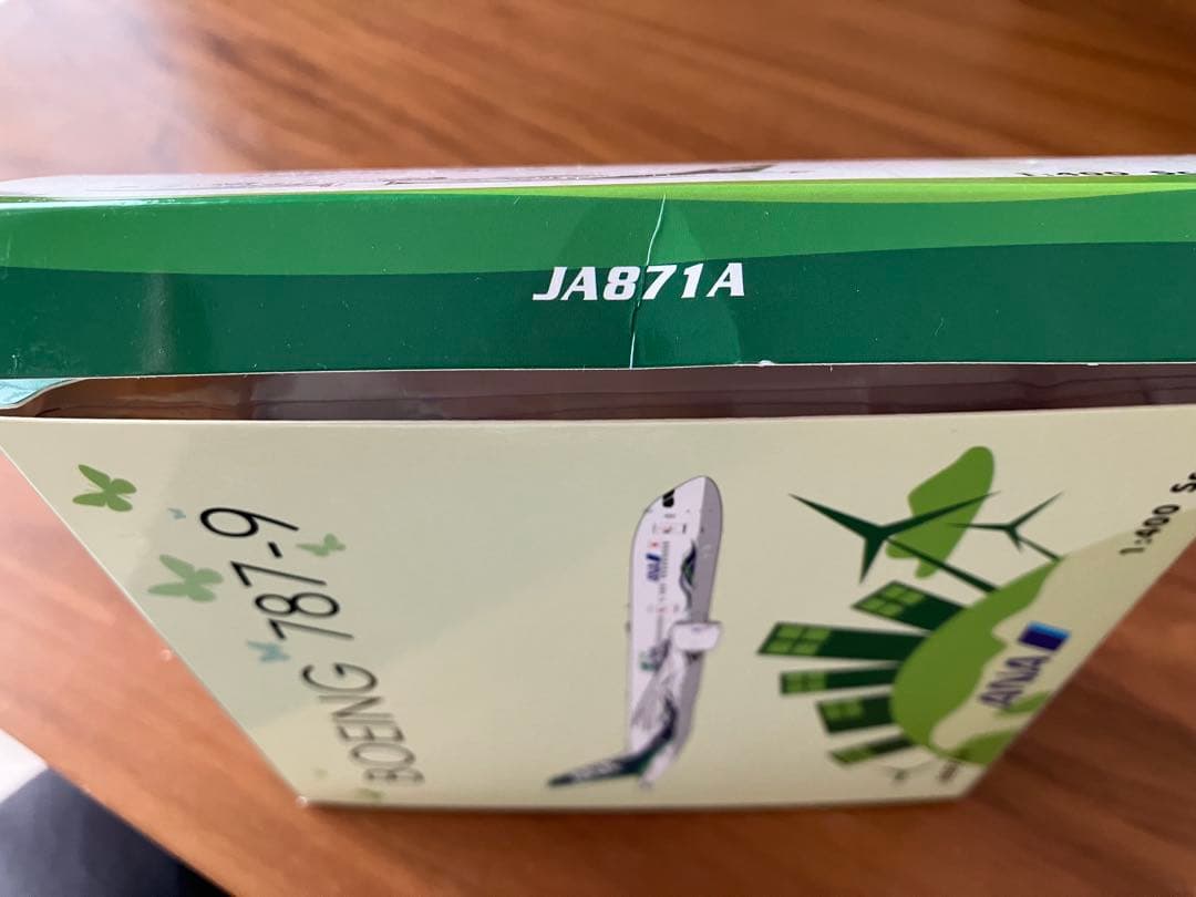 1/400 ANA 特別塗装 Green Jet B-787-9 モデルプレーン