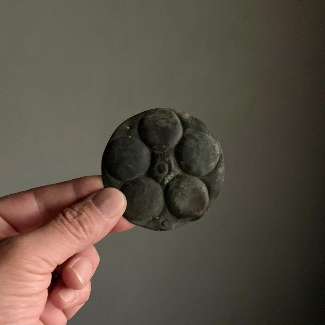 古銅 装飾品 梅鉢文 古美術 寺院装飾品 古道具 アンティーク