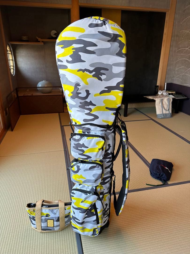 v12ゴルフキャディバッグ8.5インチ他3点セット