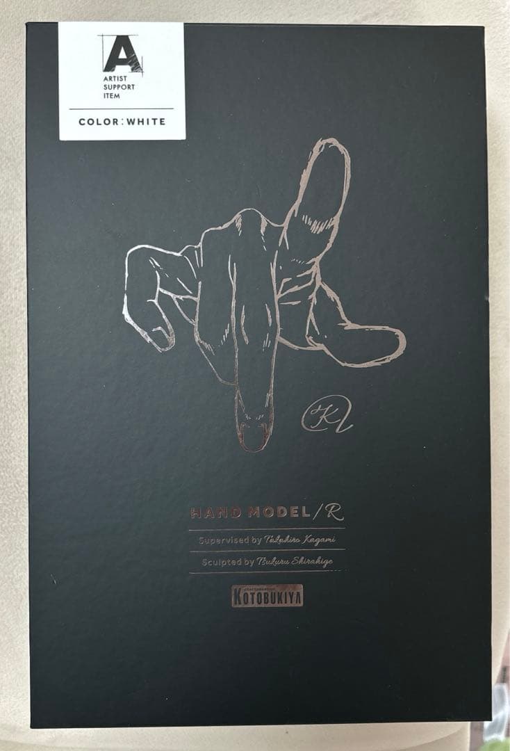 コトブキヤARTIST SUPPORT ITEM ハンドモデル L WHITE