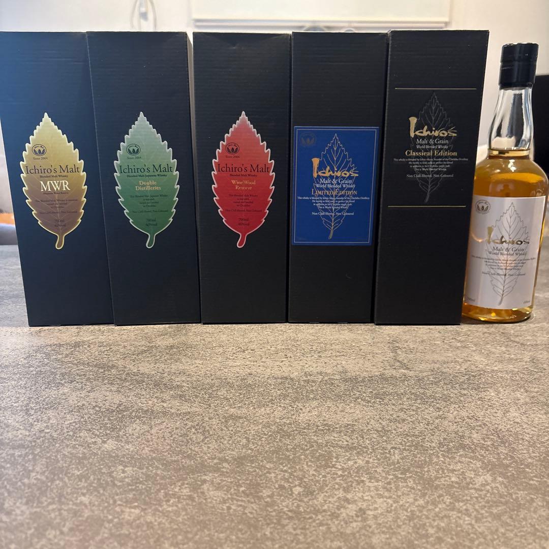 イチローズモルト現行レギュラー販売品5セット➕おまけ