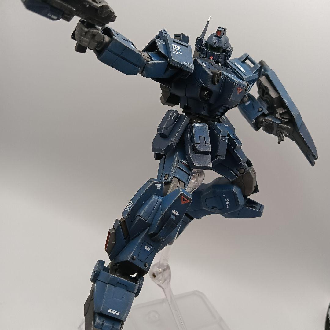 HGUC 1/144ブルーディスティニー1号機　全塗装完成品　自作エフェクト付
