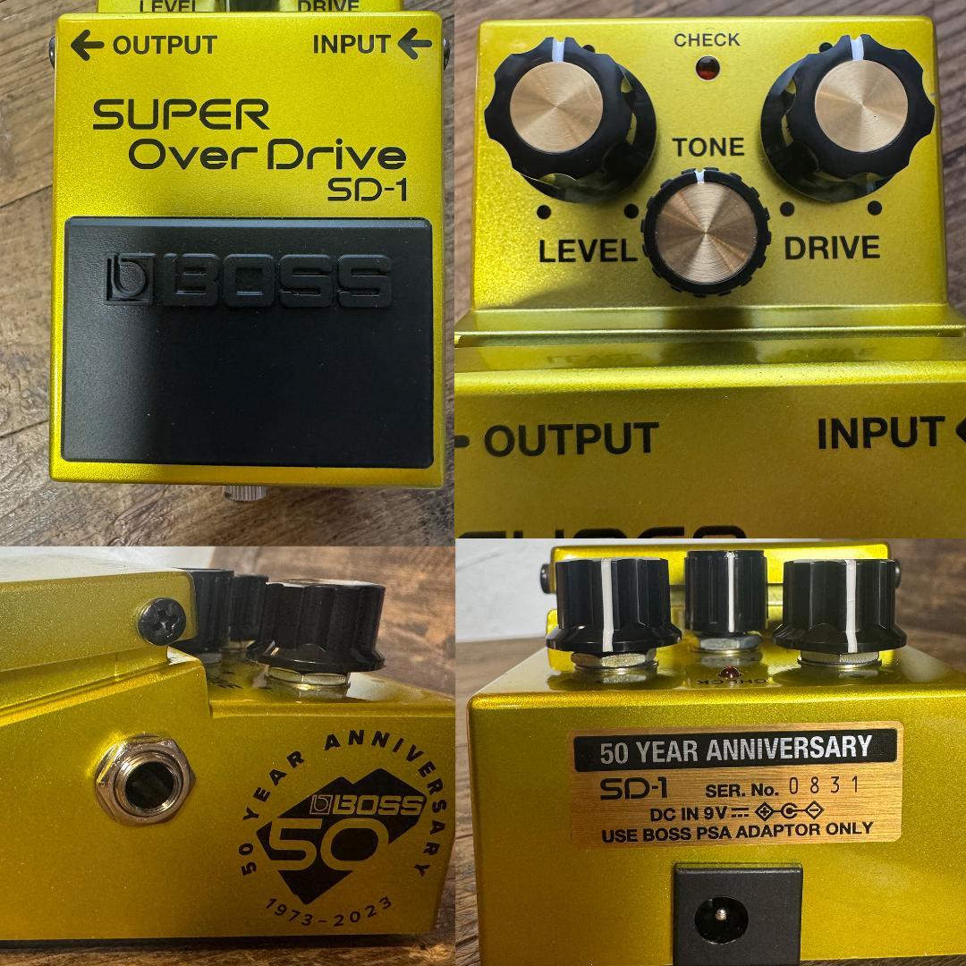 未使用・保管品】BOSS SD-1 50周年記念モデル 限定ゴールド 付属品完備