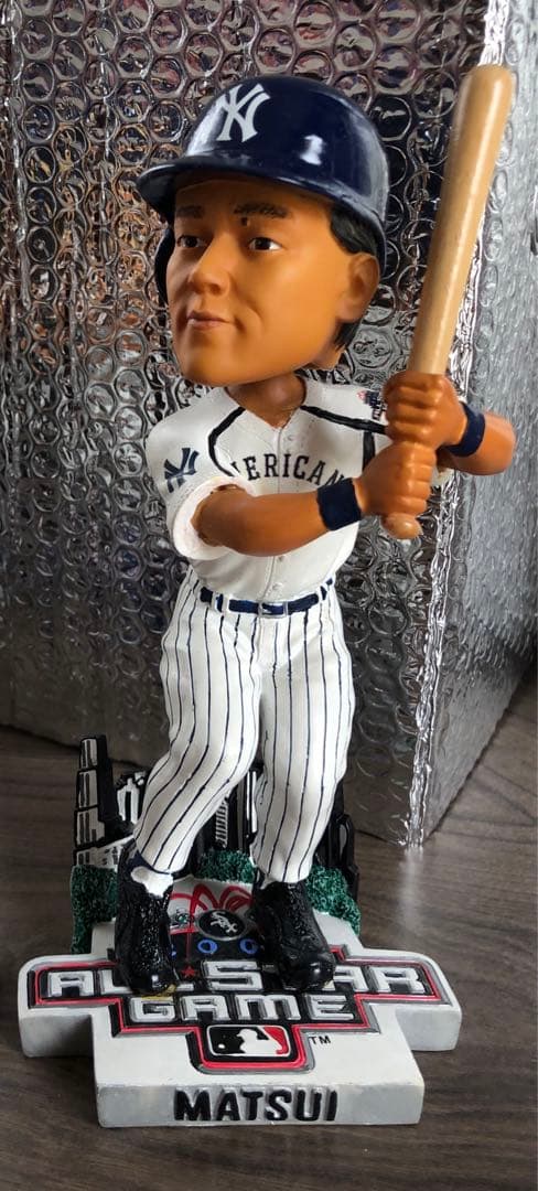 【美品！！もう入手不可品！精巧な作り】松井秀喜オールスターボブルヘッド
