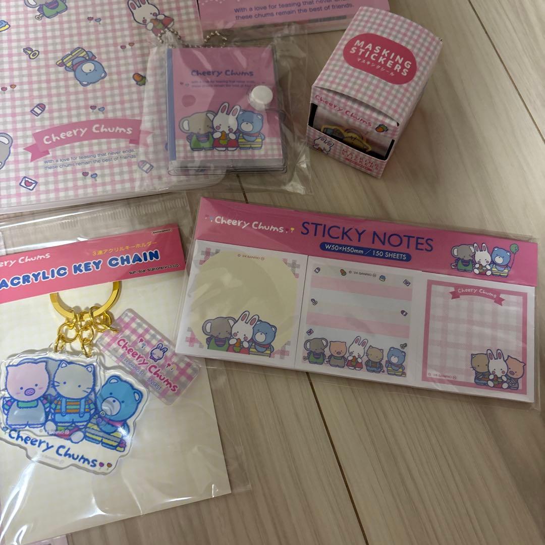 チアリーチャム　ファイル　ノート　シール　キーホルダー　ボールペン　巾着