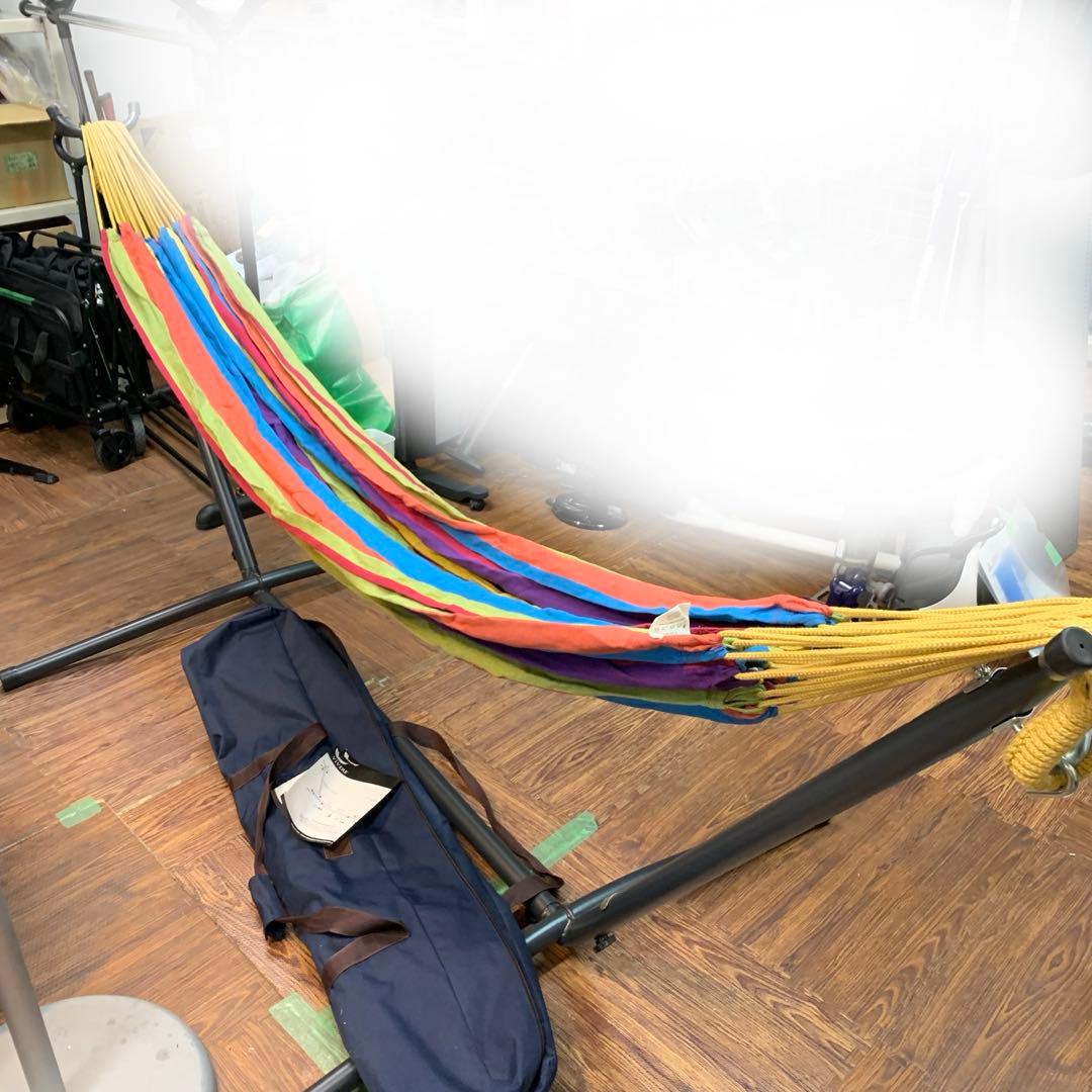 ビブレ　汎用ハンモックスタンド　UHS 自立式　組み立て　持ち運び可能
