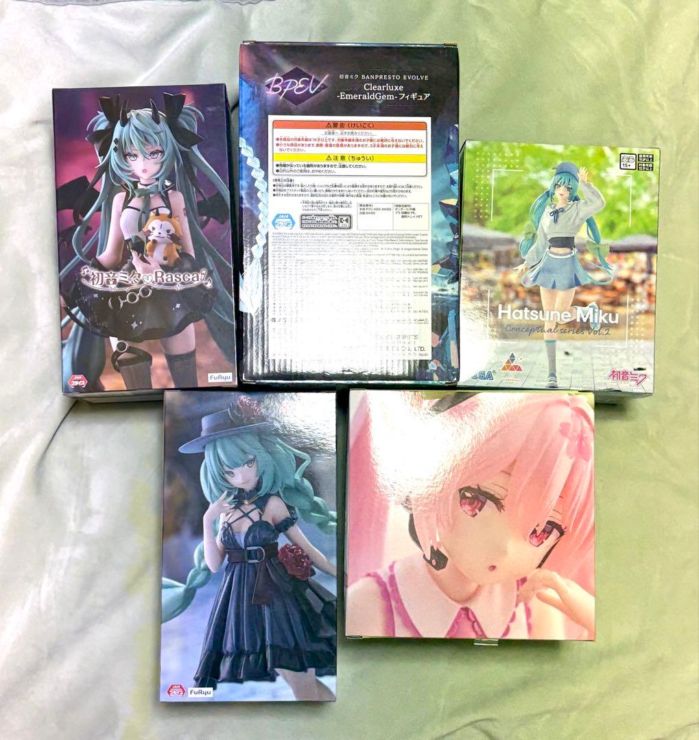 【新品未開封】 初音ミク 桜ミク フィギュア まとめ売り