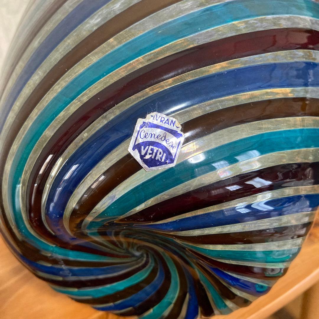 MURANO ムラーノガラス　花瓶　ベネチアングラス　美品
