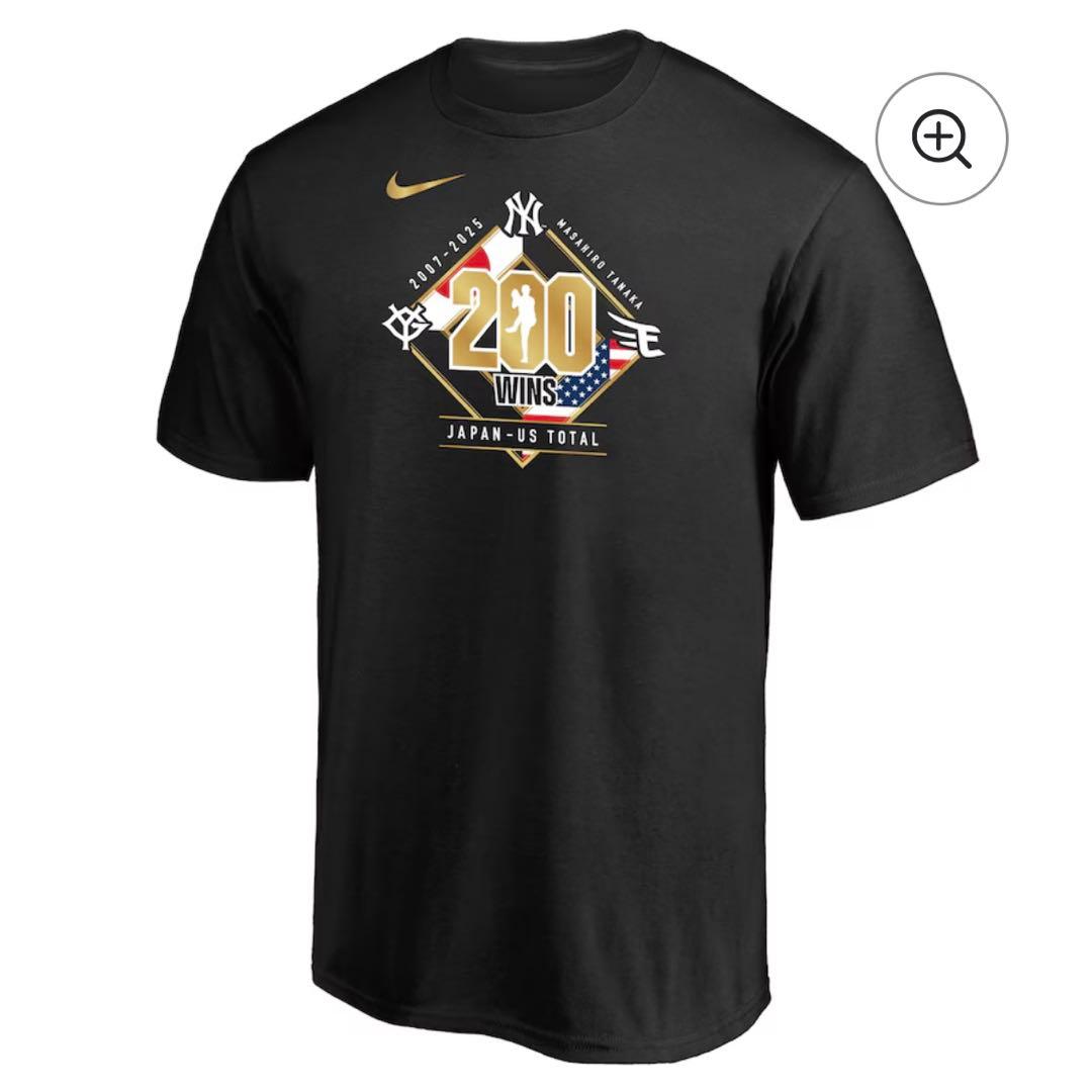 田中将大　日米200勝記念Tシャツ Mサイズ　nike