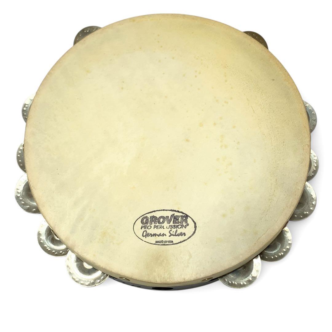 希少　GROVER GV-T2GS グローバー　ジャーマン シルバー タンバリン
