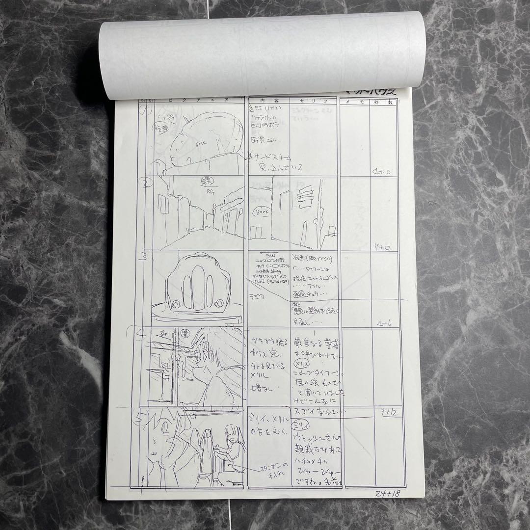 トライガン　絵コンテ　#20 FLYING SHIP