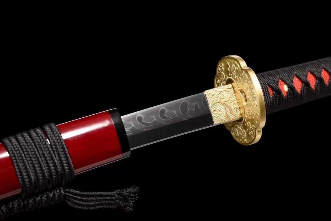 武具　刀装具　日本刀　模造刀   居合刀 『雪を踏んで梅を探す』