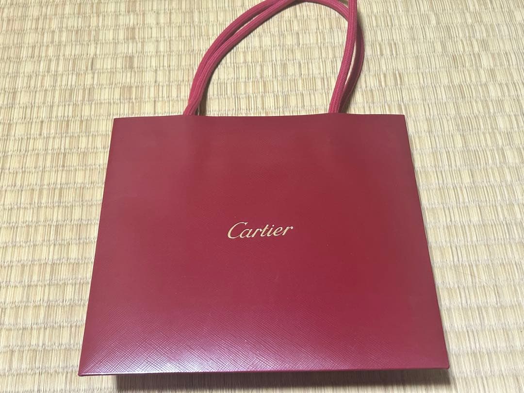 Cartier ボールペン 赤 金属 新品未使用 送料無料