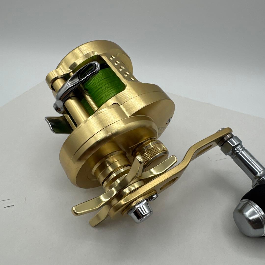 【美品・即使用可】15オシアコンクエスト301HG PE600m ハンドル交換済