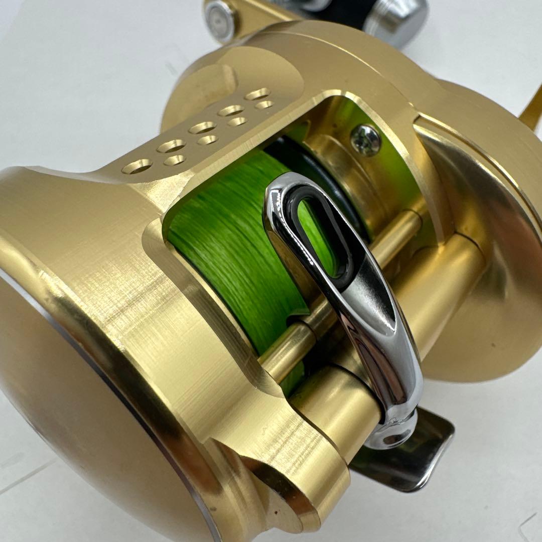 【美品・即使用可】15オシアコンクエスト301HG PE600m ハンドル交換済