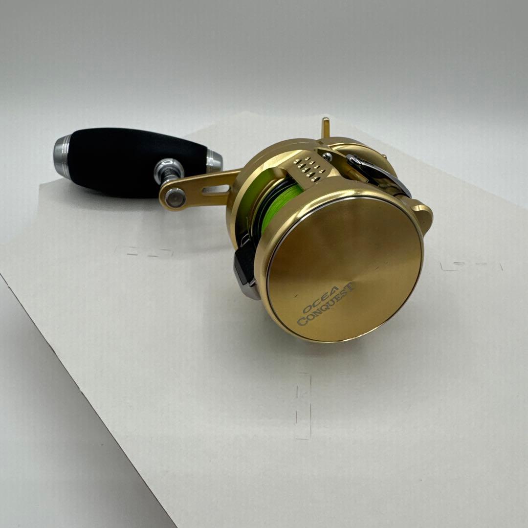 【美品・即使用可】15オシアコンクエスト301HG PE600m ハンドル交換済