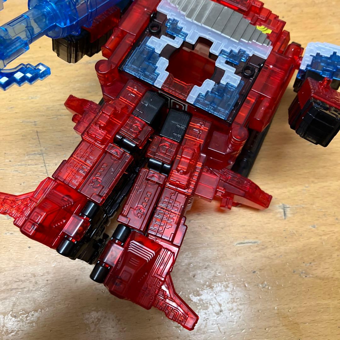 ミニプラ　動物戦隊　ジュウオウジャー　クリア　ワイルドトウサイドデカキング　食玩