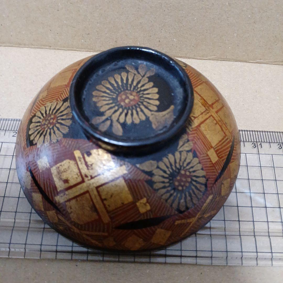 江戸時代の秀衝塗　椀