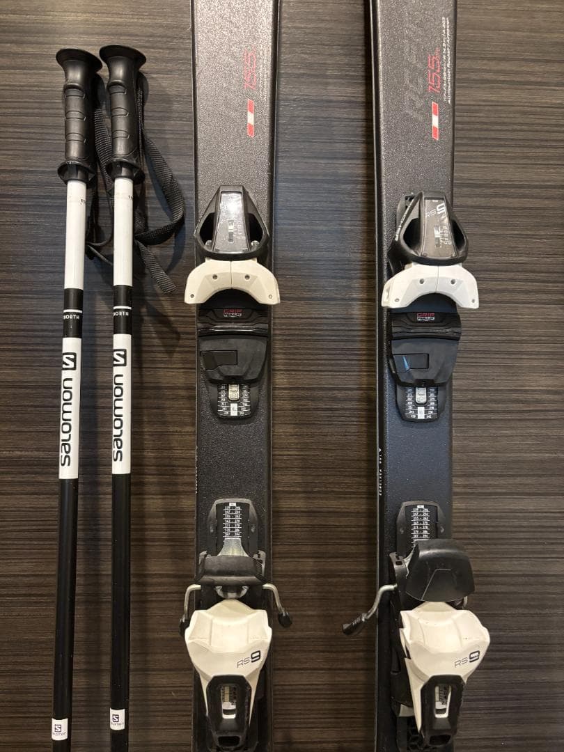 スキー板 フィッシャー155cm ストック 110cm スキーケース セット