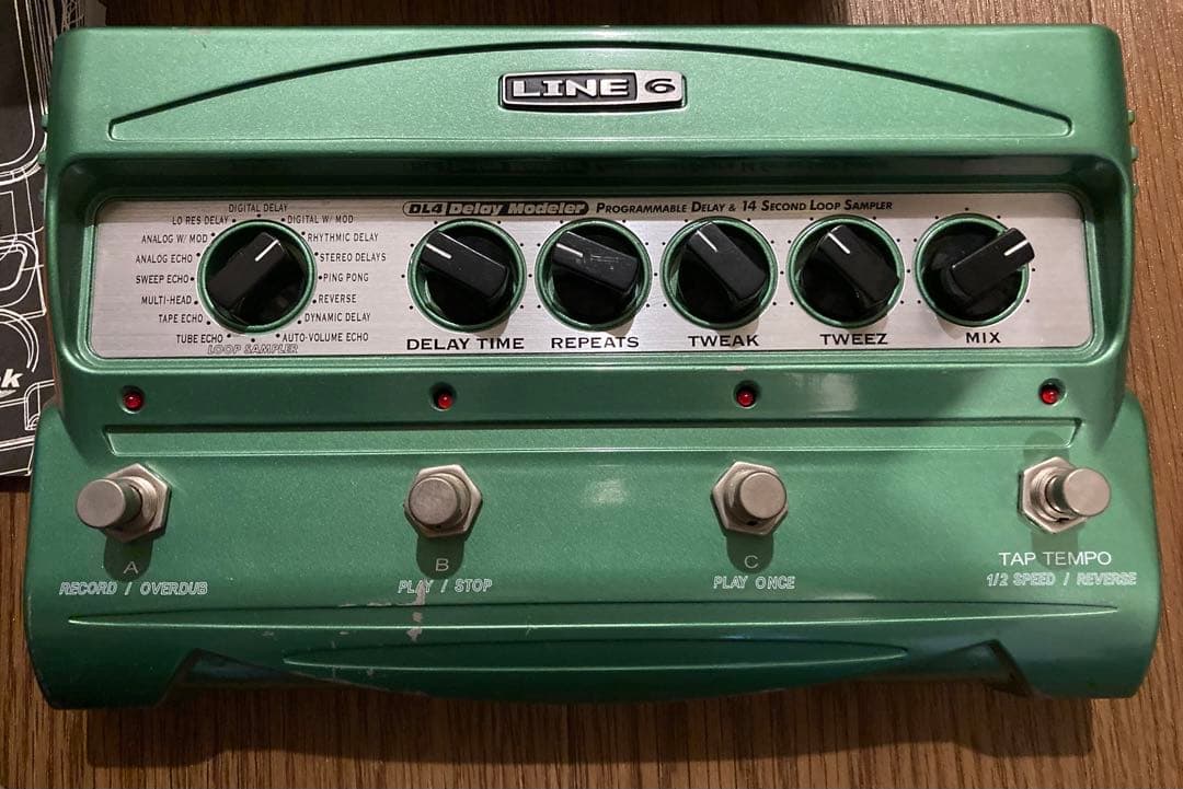 LINE6 DL4 エフェクター 純正アダプター付き