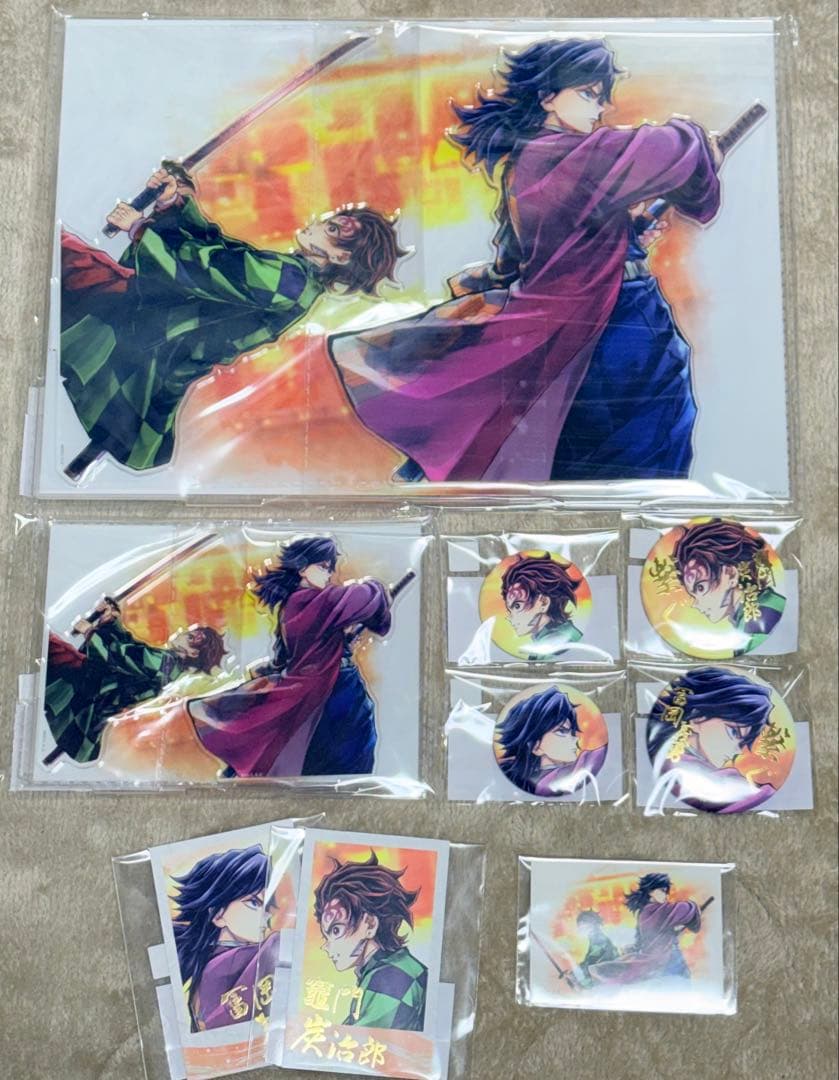 鬼滅の刃　WEBSHOPくじ C106 繋ぐ　義勇　炭治郎　セット販売