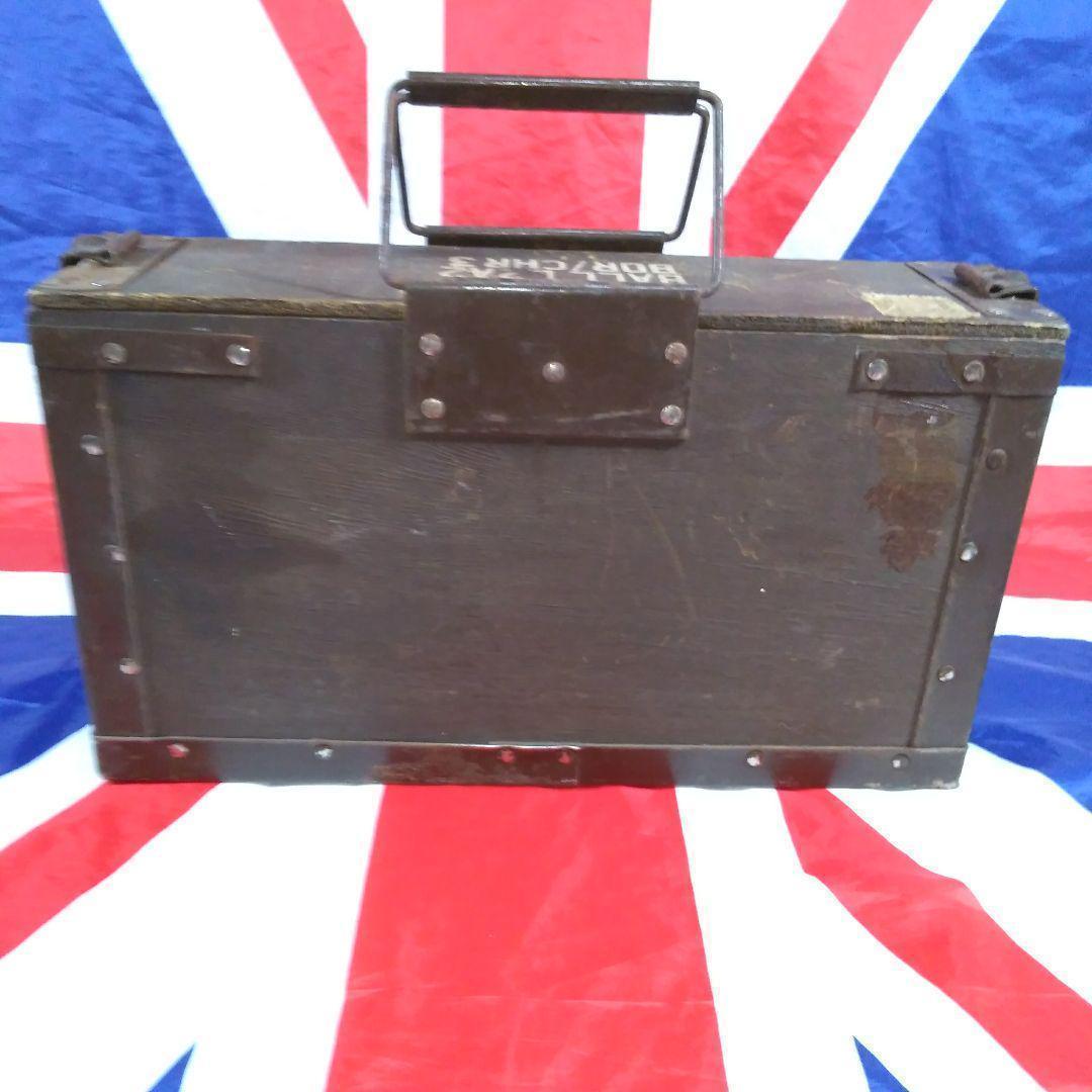 イギリス陸軍 弾薬箱（木製）1960年代製　【大珍品】