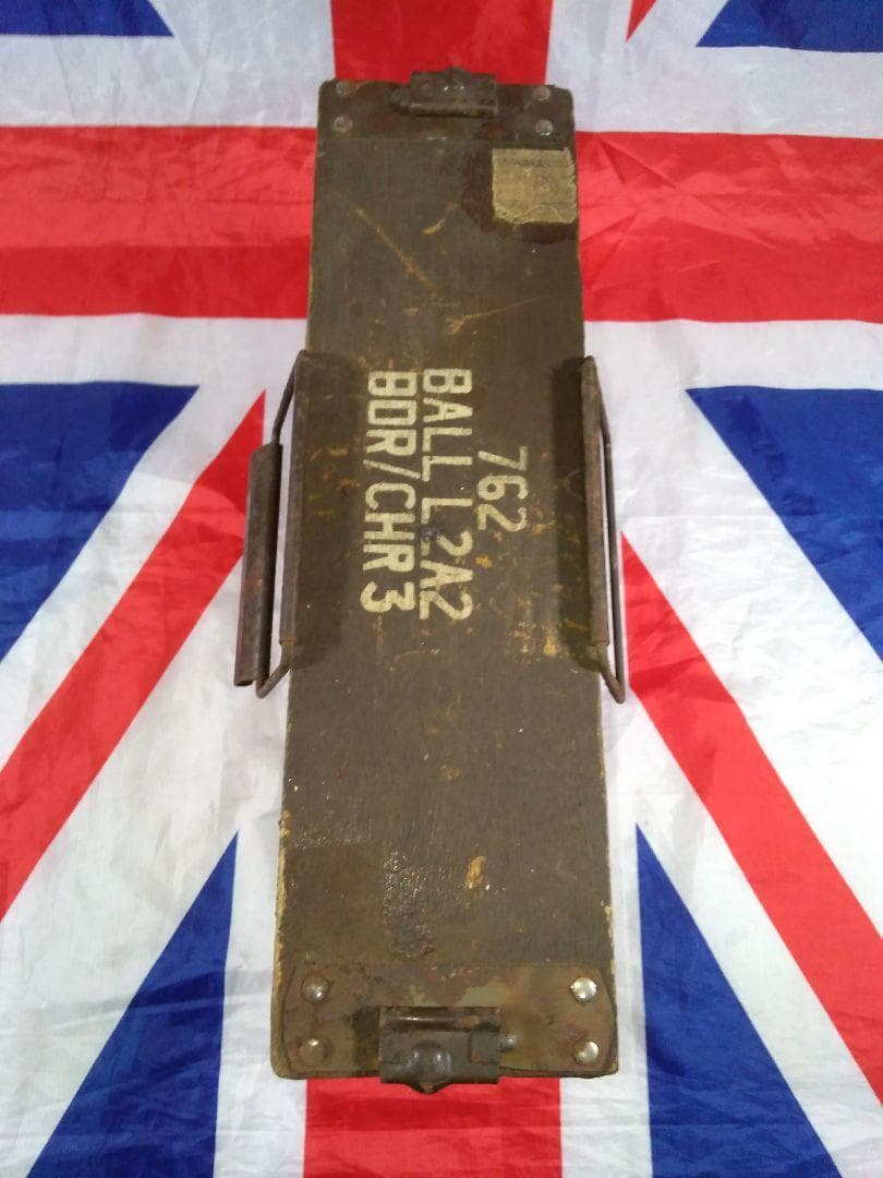 イギリス陸軍 弾薬箱（木製）1960年代製　【大珍品】