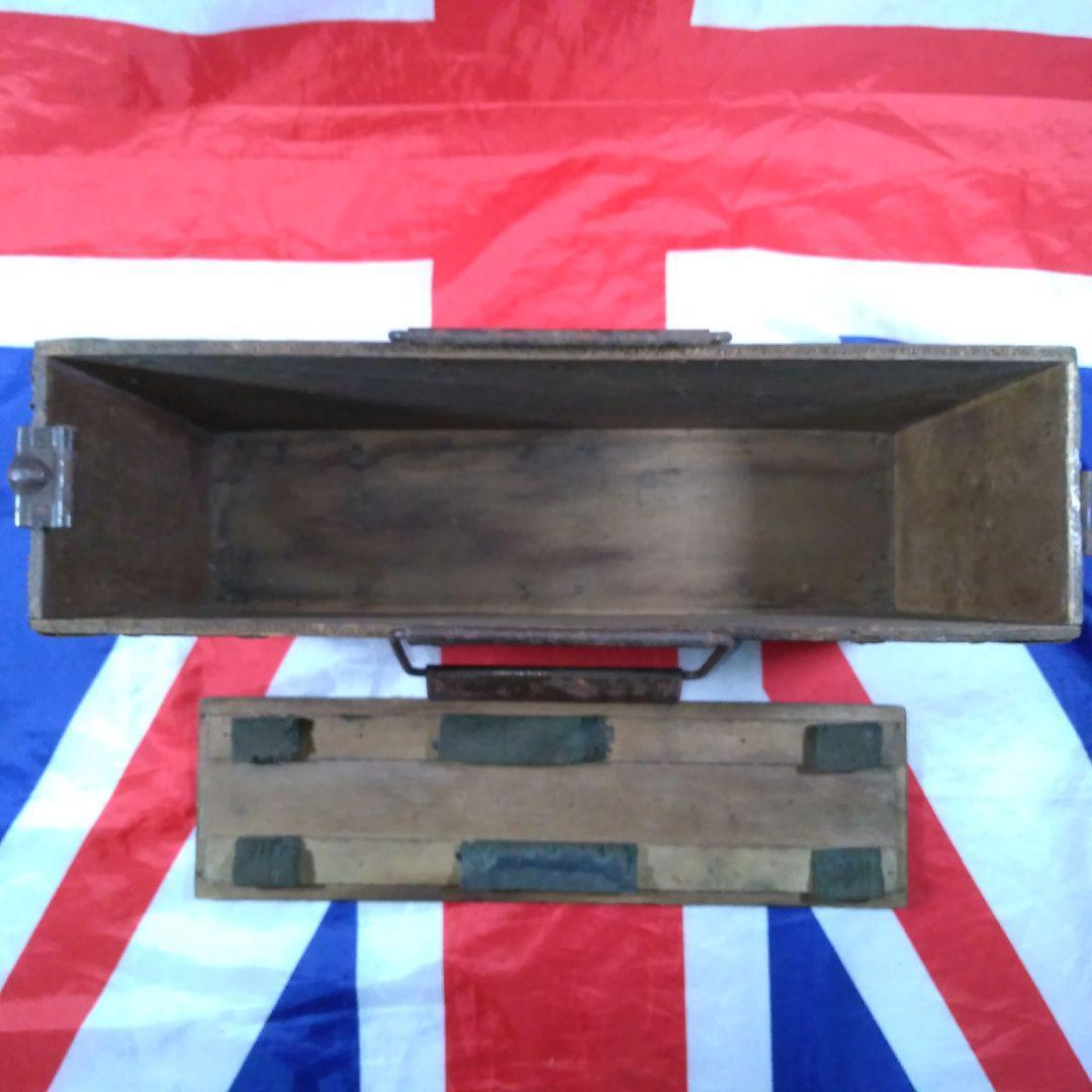 イギリス陸軍 弾薬箱（木製）1960年代製　【大珍品】