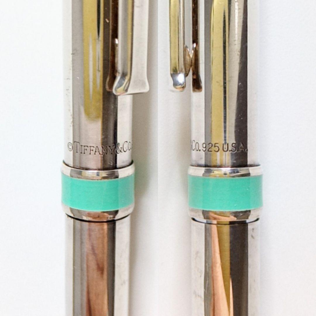 【美品 希少USA刻印】ティファニー ボールペンTクリップ 箱ポーチ付