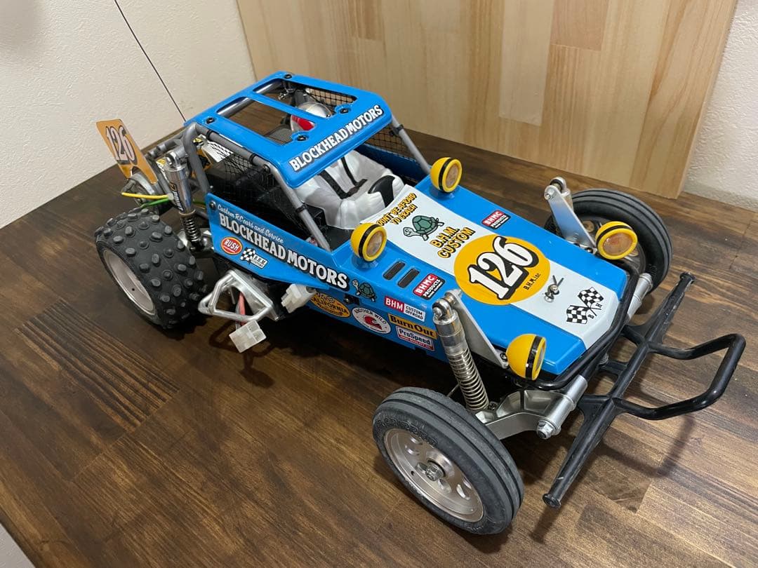 タミヤ　ブロックヘッドモーター ワイルドワン　XB 完成車　フルベアリング