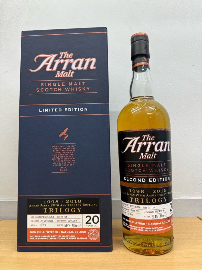 アラン1998-2018　トリロジー　20年　50.4% シェリーホグスヘッド