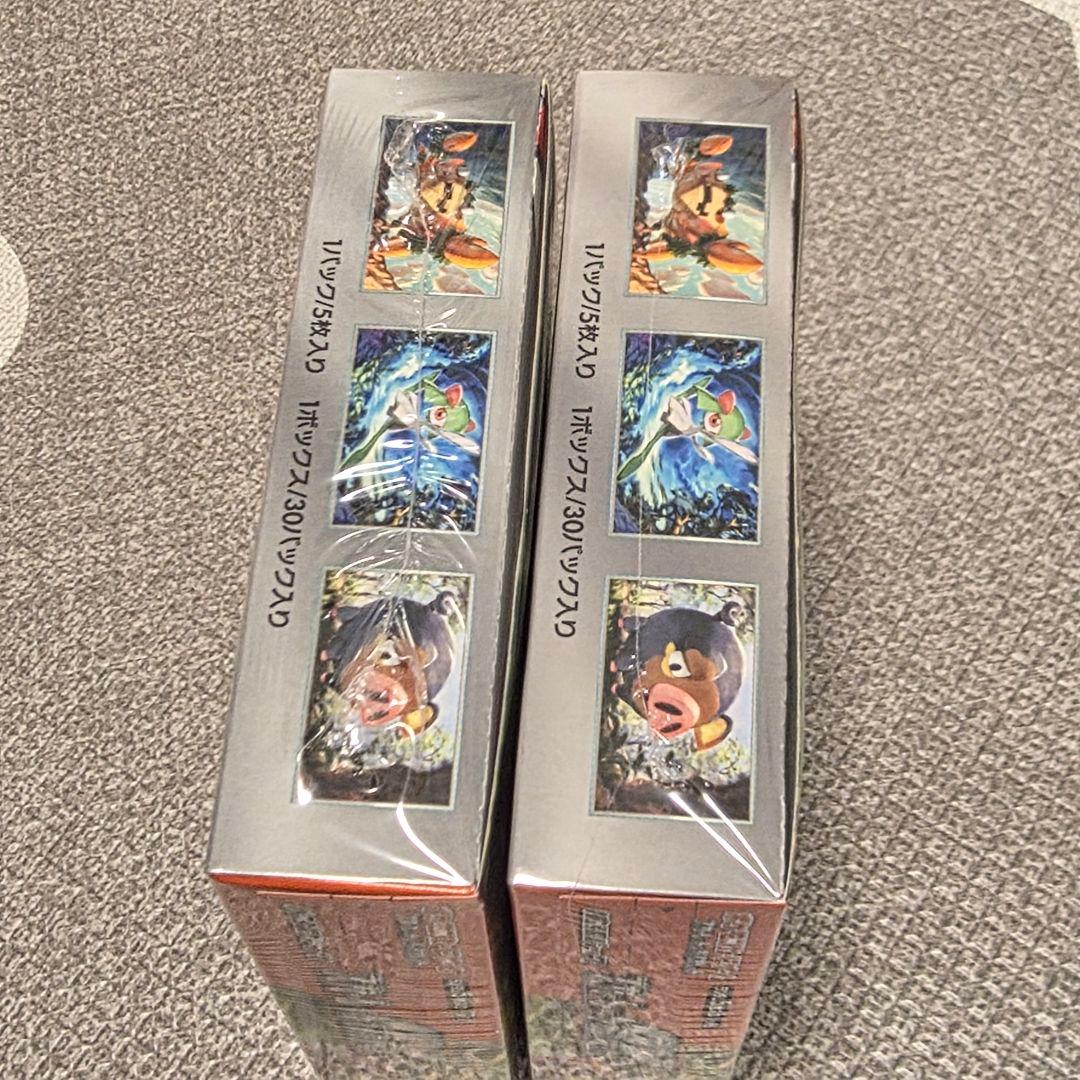 ポケモンカードゲーム　スカーレットexシュリンク付新品未開封　2BOX