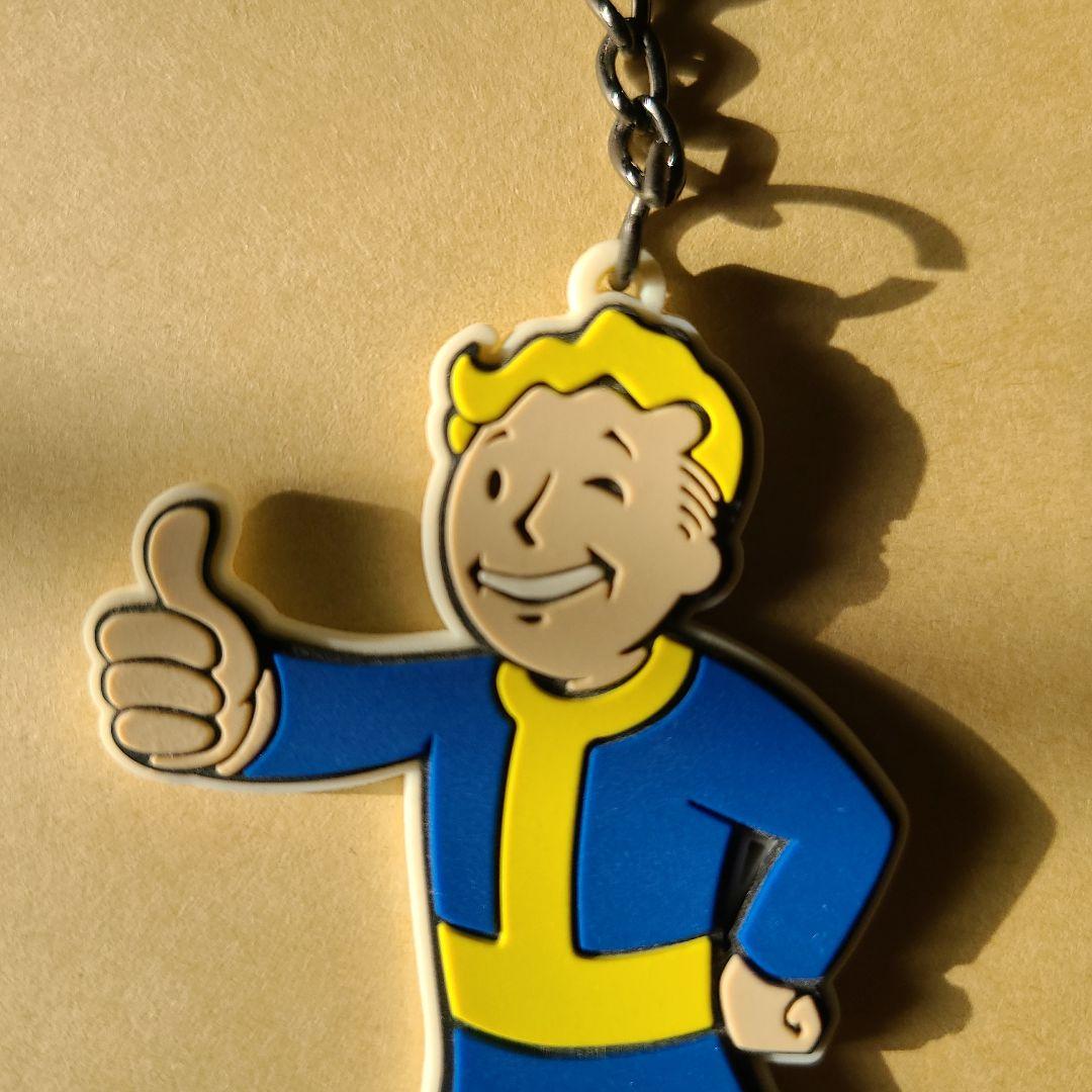 フォールアウト　fallout　Vault Boy ラバーキーホルダー