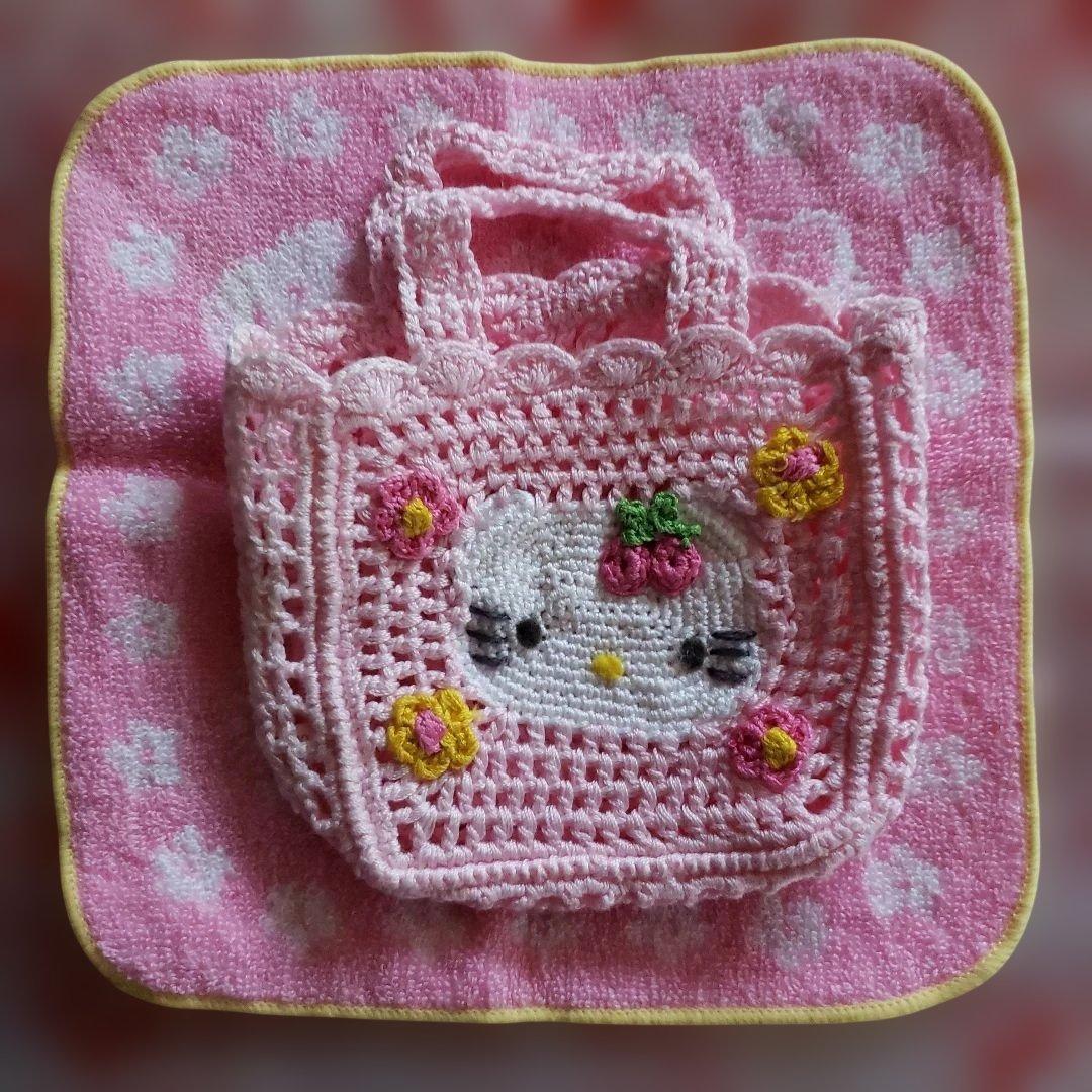 ハローキティ刺繍バッグ