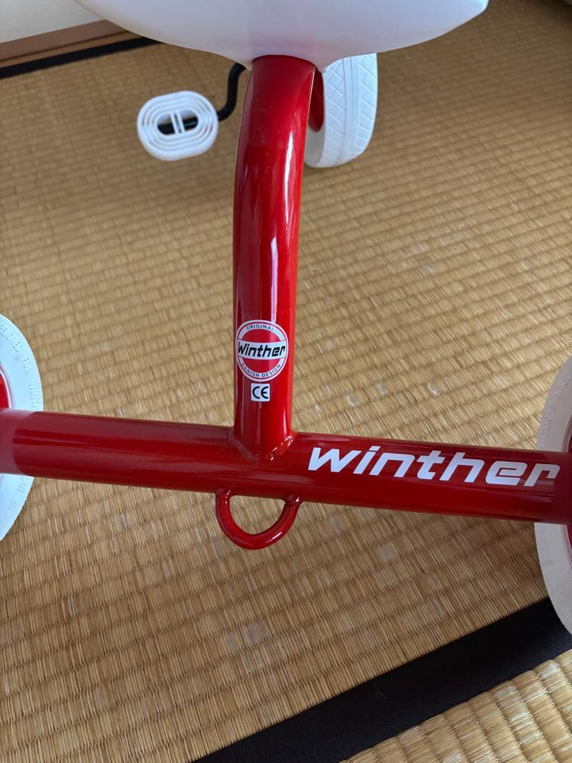 最終値下！高級品！winther 赤白　三輪車