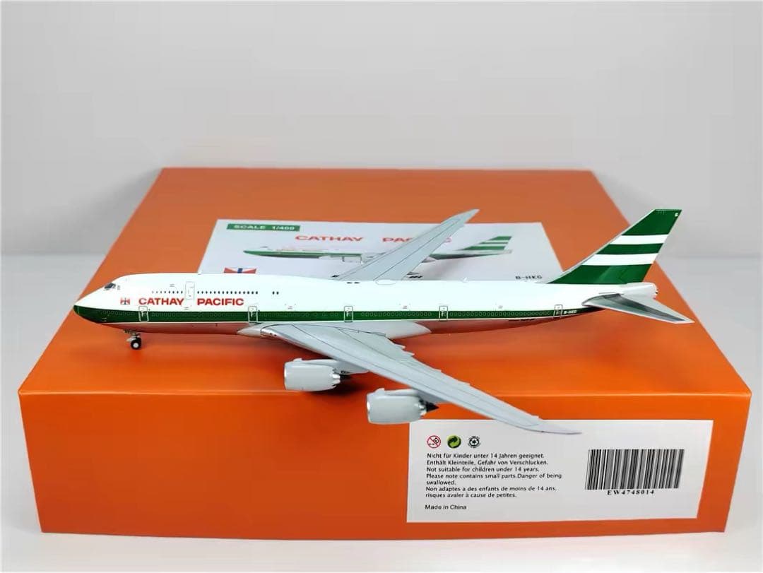 JC Wings 1:400 キャセイパシフィック B747-8I B-HKG