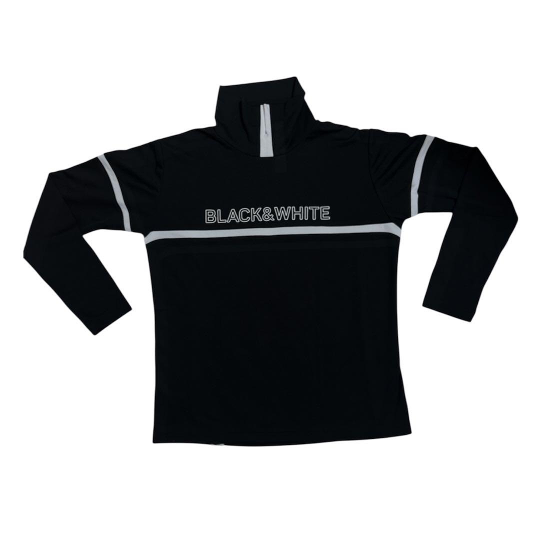 BLACK&WHITE ブラック ロンT 美品